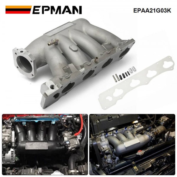 thumbnail interactive-video image 1 of Cast Aluminum Intake Manifold For 06-11 Honda Civic Si K20Z3 & 04-08 Acura TSX – TOP11 1 of 2